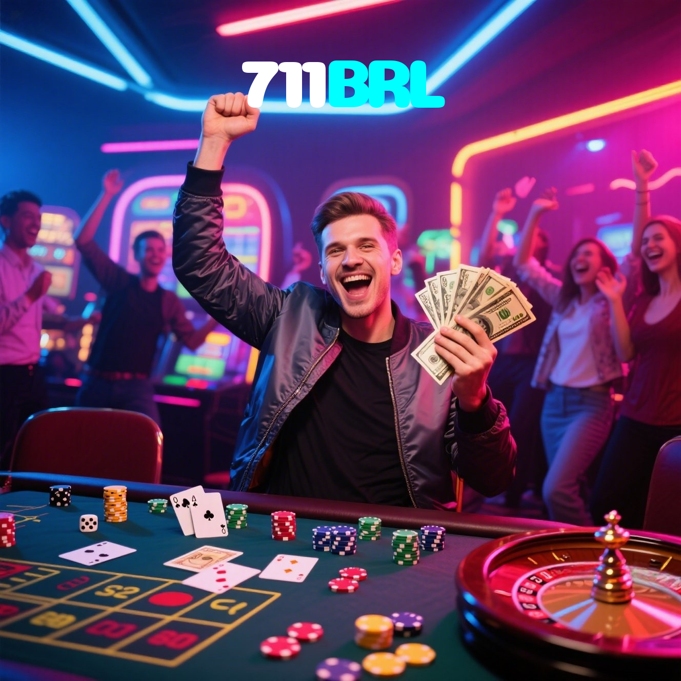 711BRL:Gire a roleta e leve para casa grandes vitórias!
